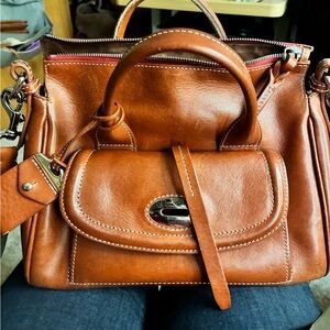 Dooney & Burke Toscana small Front Pocket Satchel